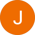 Orange circle with letter J