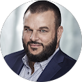Man in suit with beard